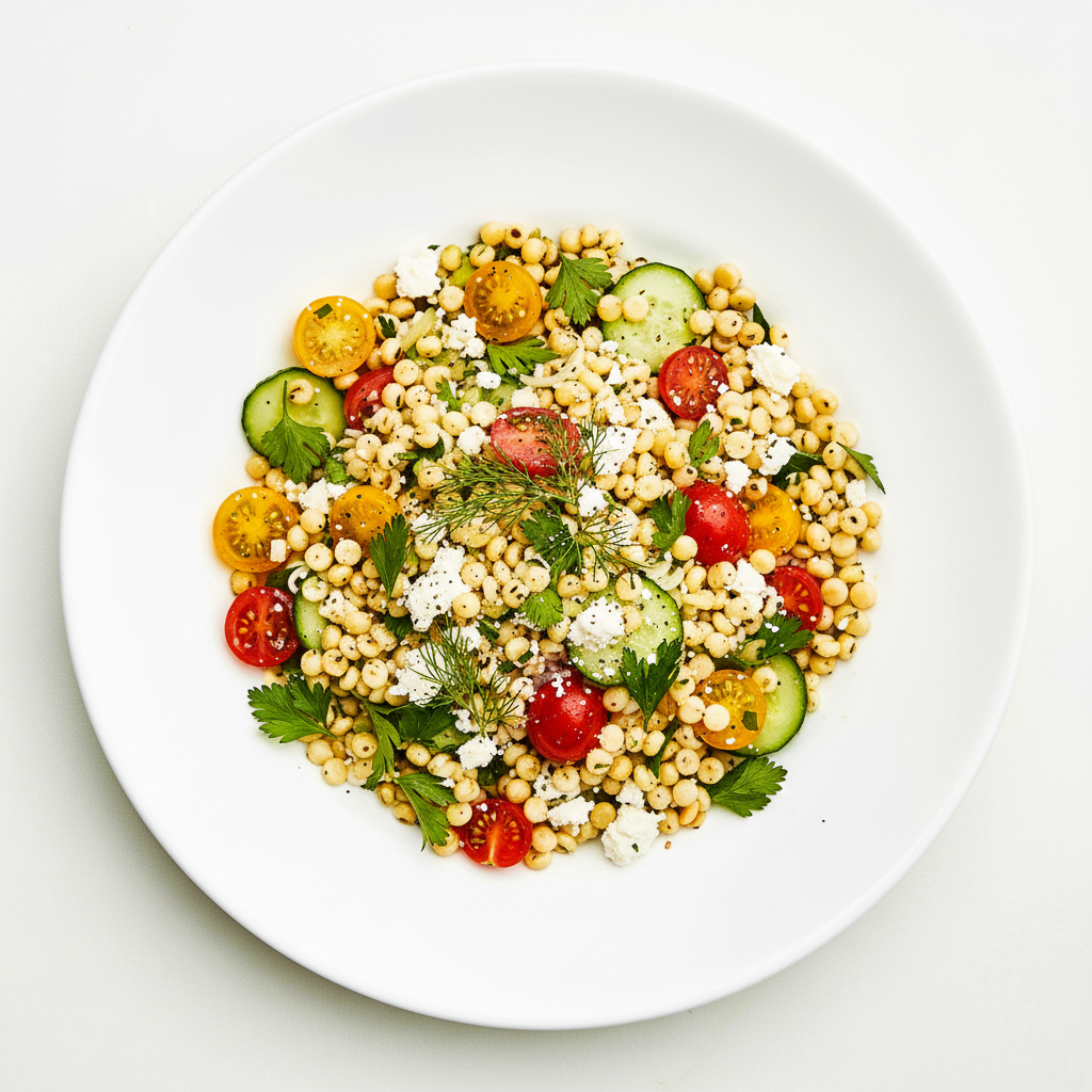 Salad of Moroccan cous cous Full