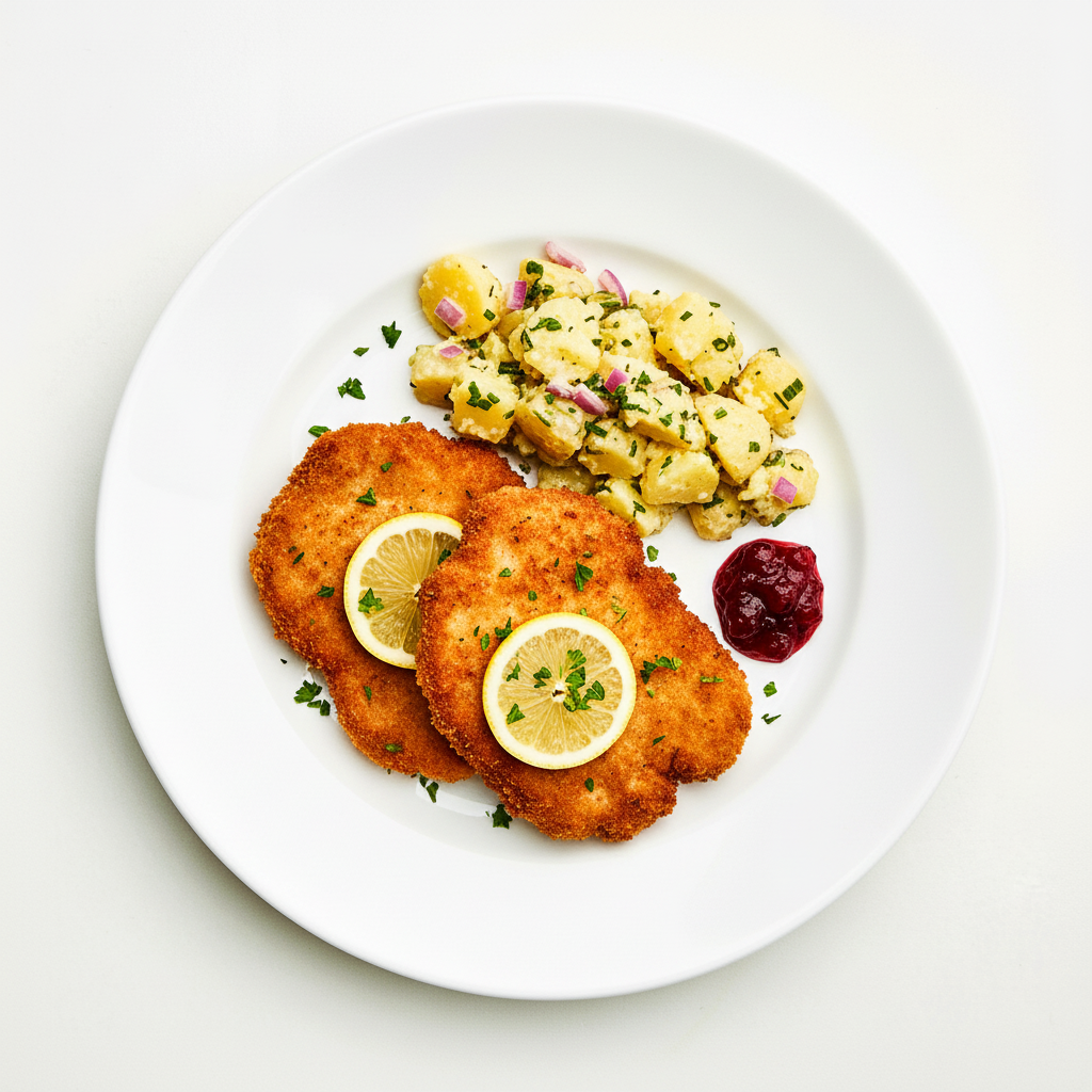 300g Pork Schnitzel Full