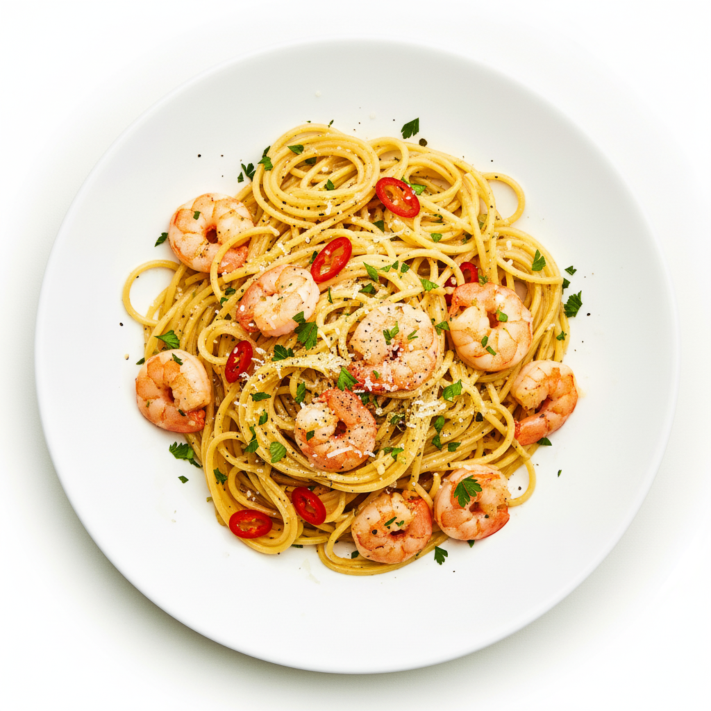 PRAWN & CHORIZO LINGUINE Full