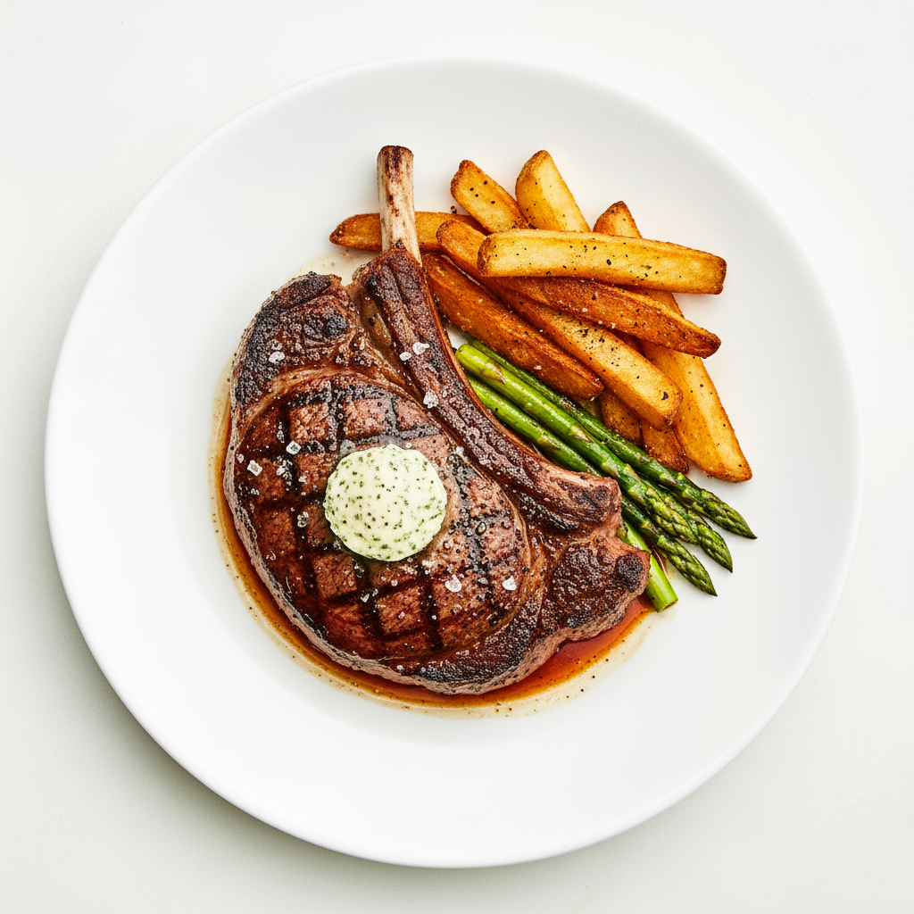 300g Rib Eye Steak Full