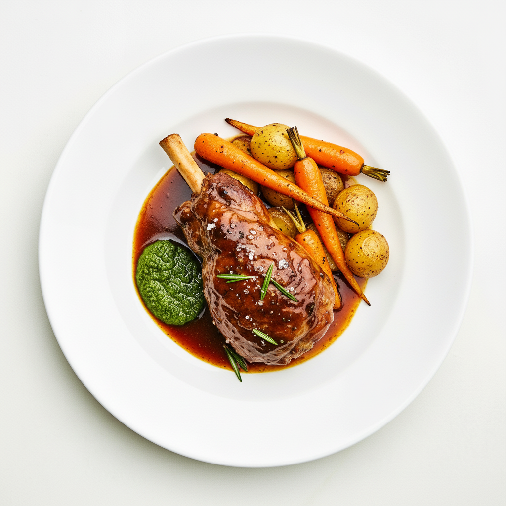 Leg of Mutton Caper Sauce Full