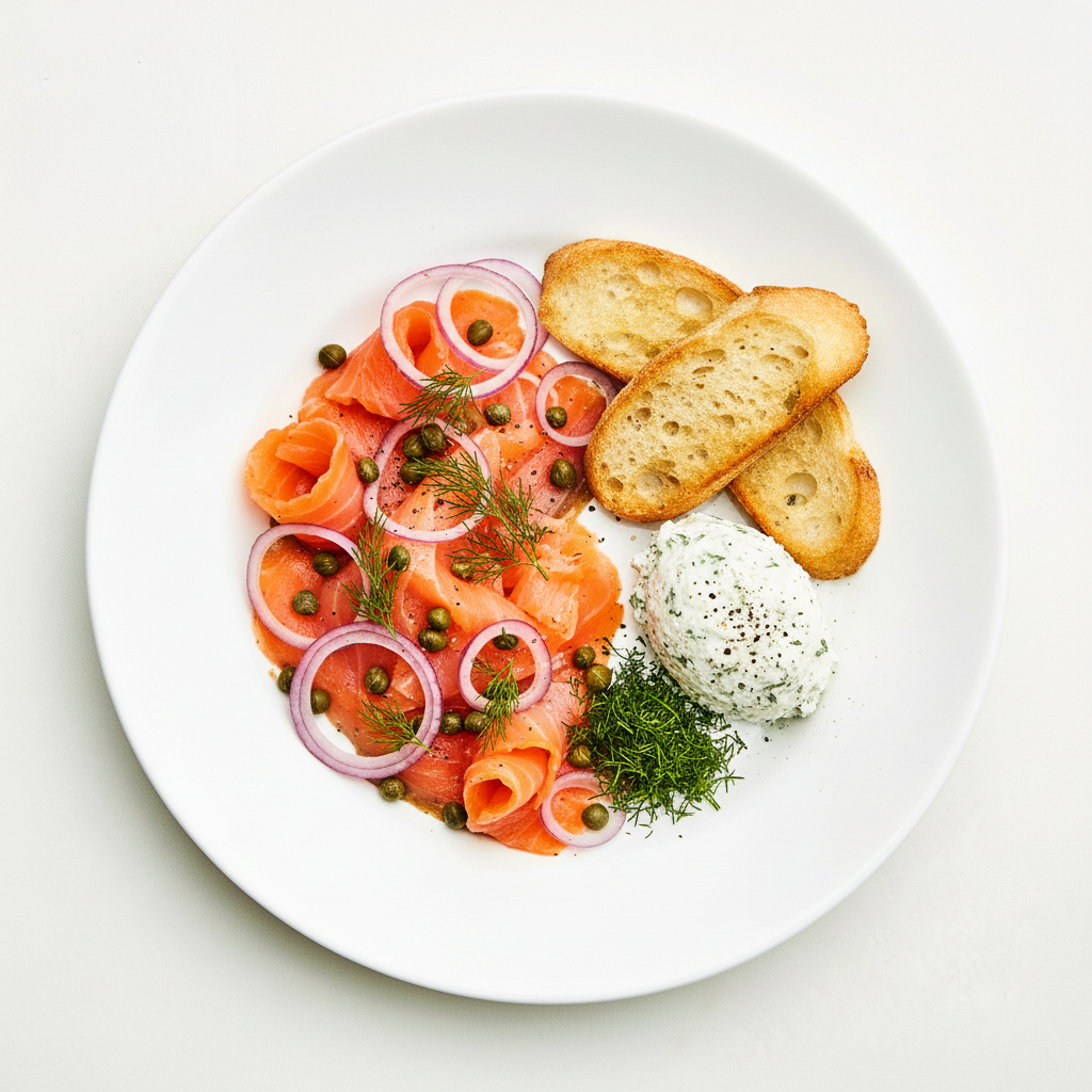 Smoked Salmon Stack - Entree Full