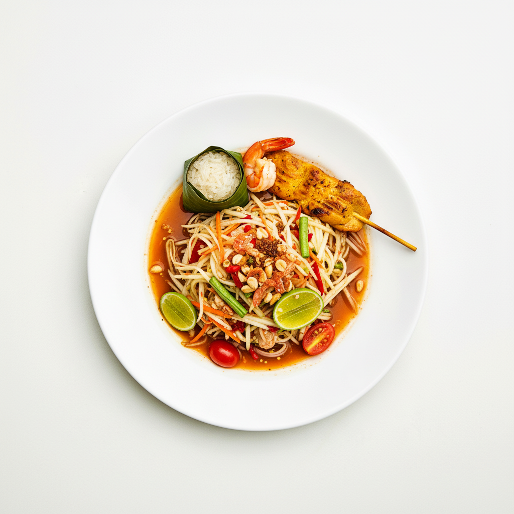 Thai Vegetable Salad Full