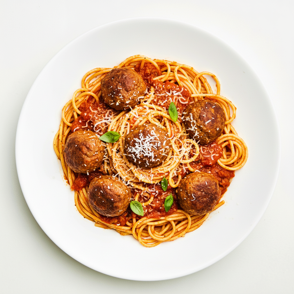 Spaghetti & Meatballs Full
