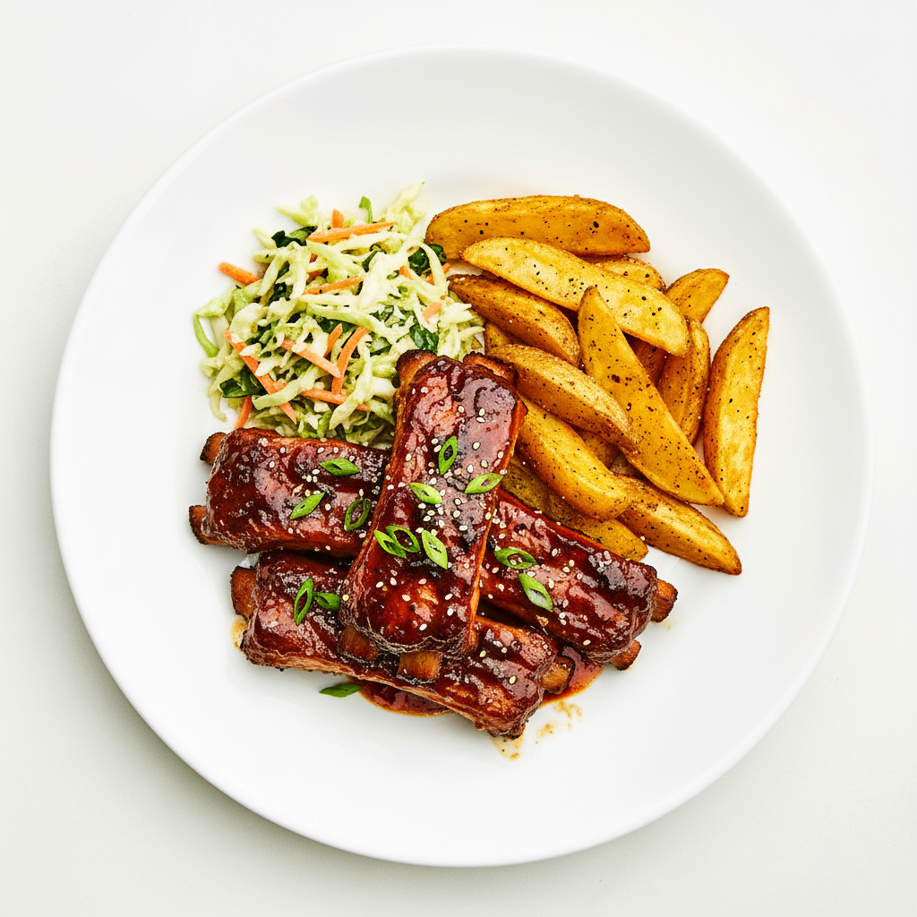 Sticky Pork Ribs Full