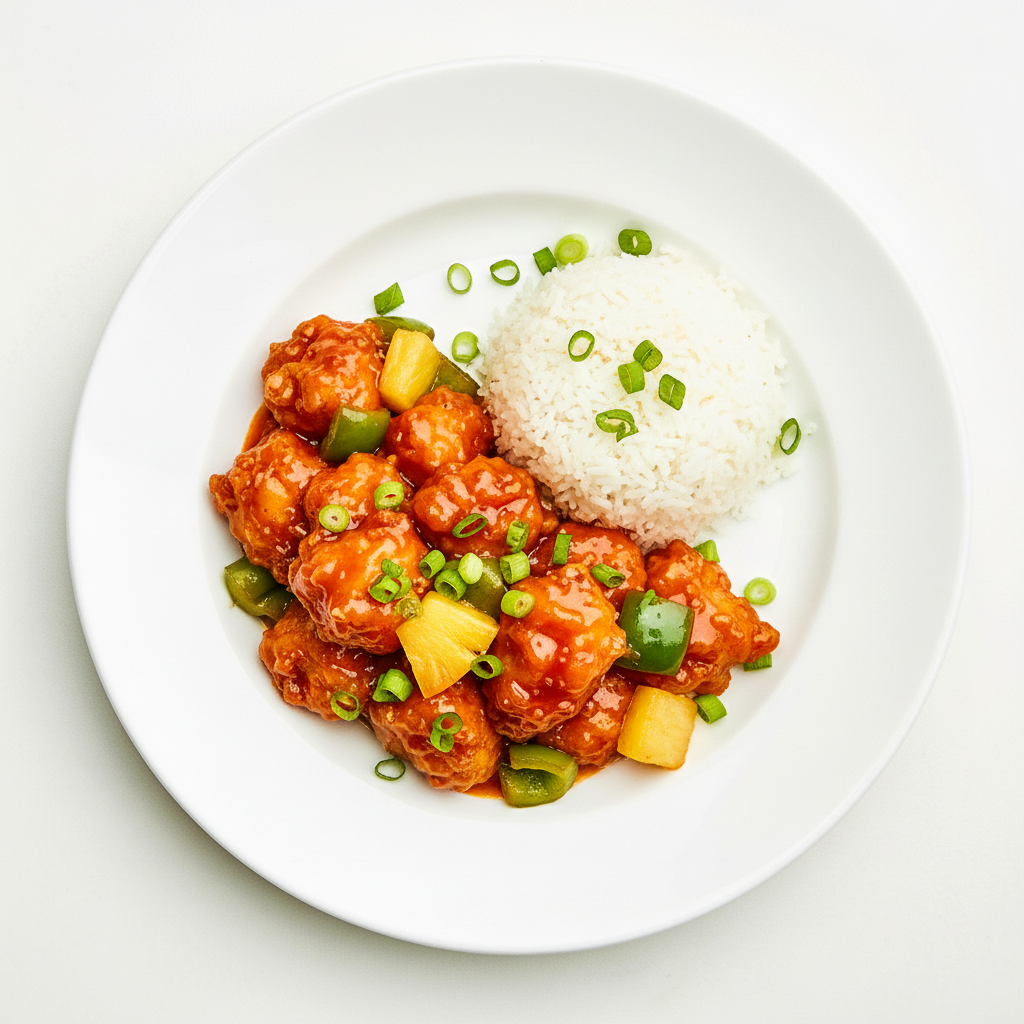 FISH PIECES WITH SWEET & SOUR SAUCE (I) Full