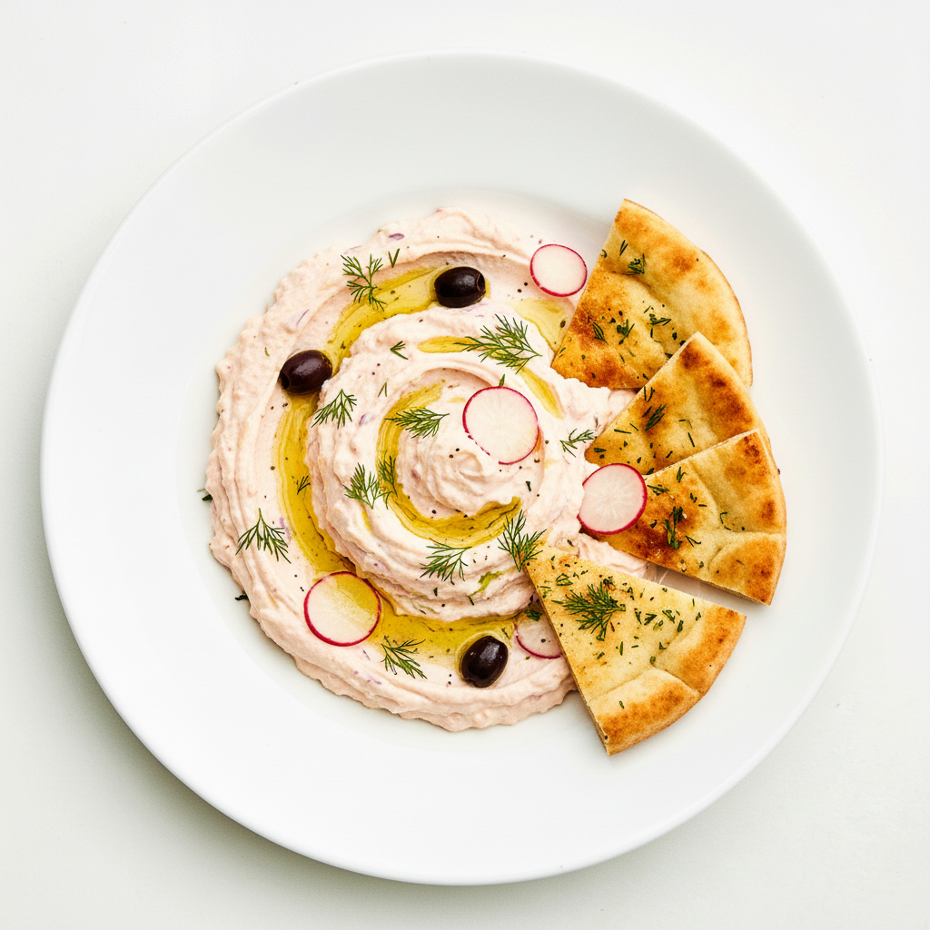 Smoked taramasalata, roe, crisp pita Full