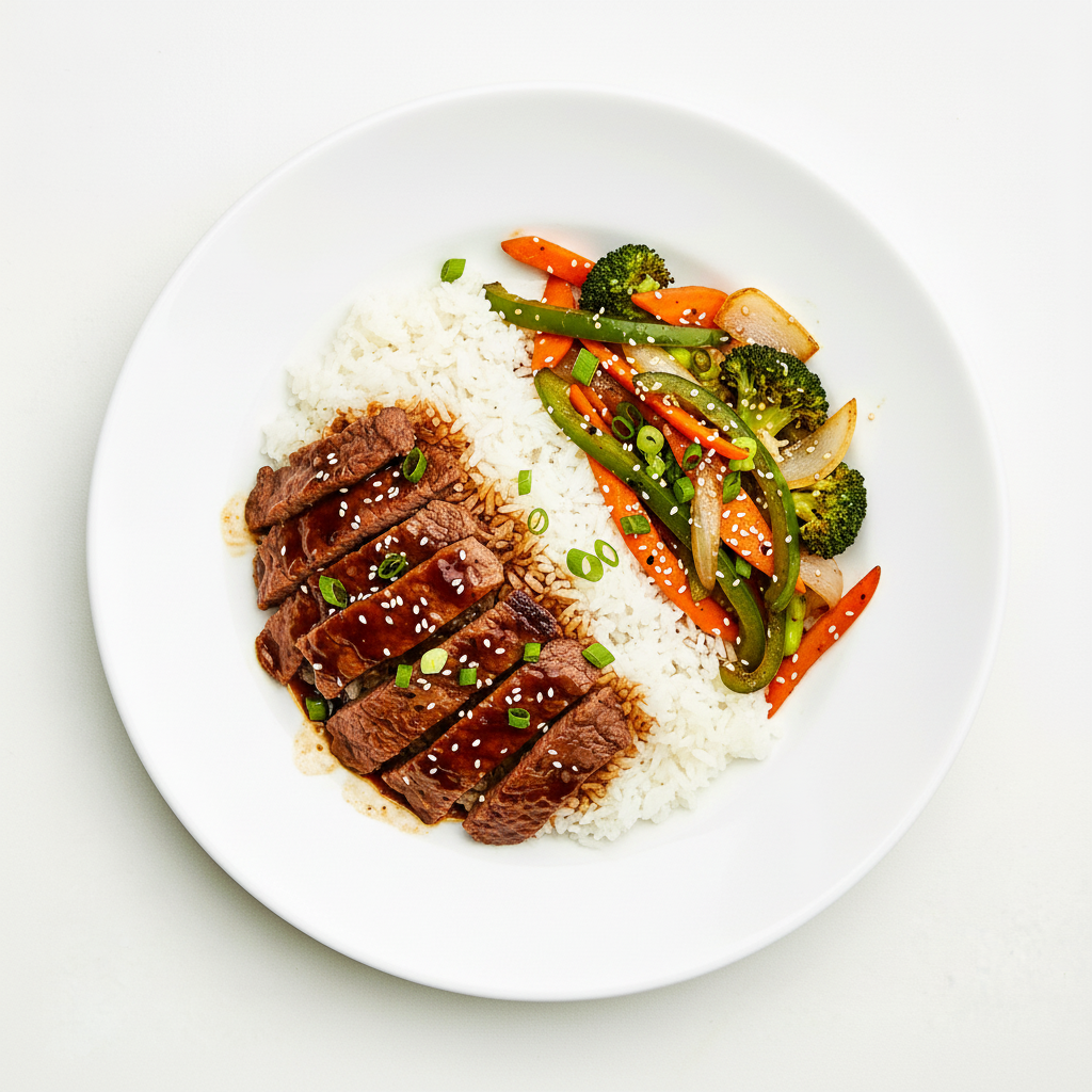 Sizzling Teppanyaki with Steak Full