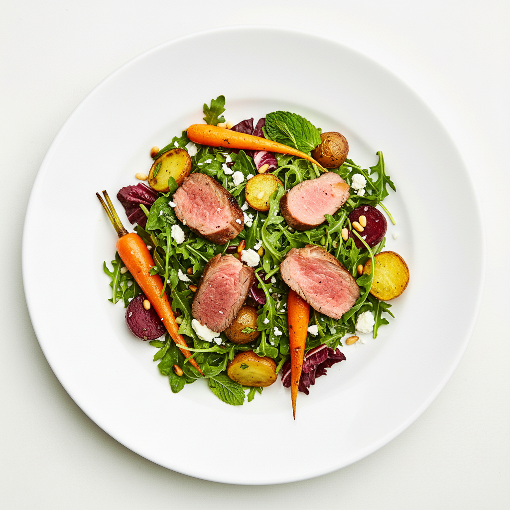 Warm Lamb Salad Full