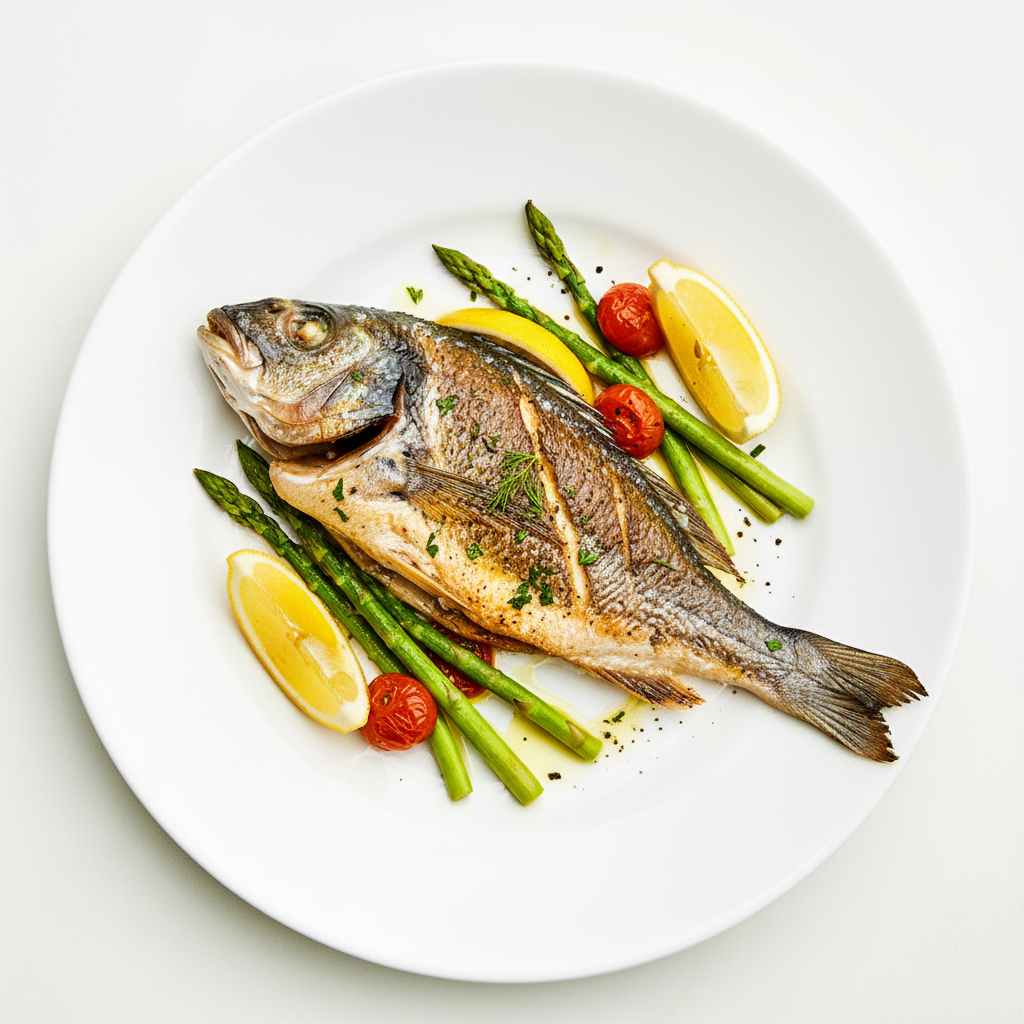 Whole Fish with Ginger Soy Sauce Full